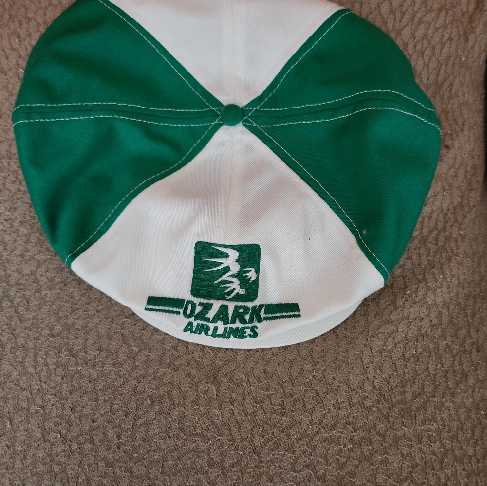 Atlas Green and White Cap